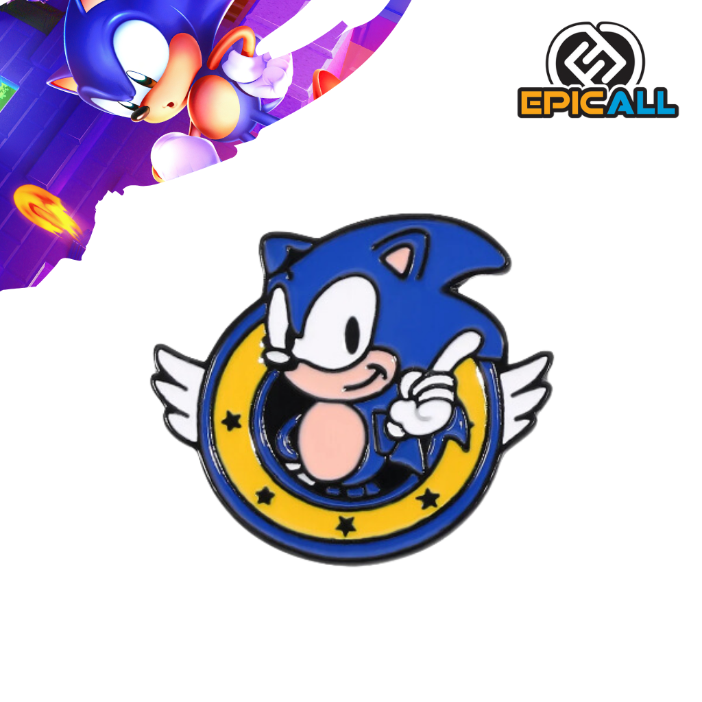 Pin Metálico Sonic W/Ring #182