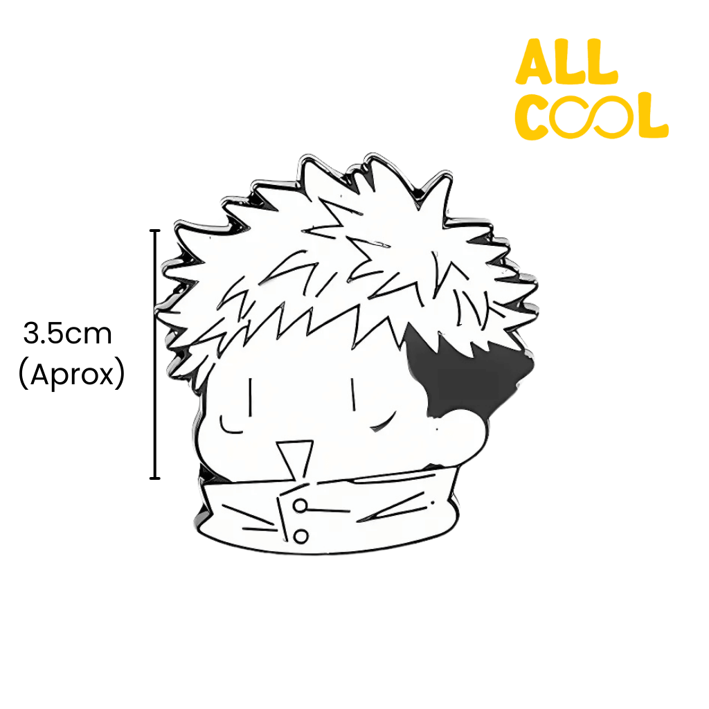Pin Metalico Yuji Itadori Blanco y Negro - Jujutsu Kaisen #257