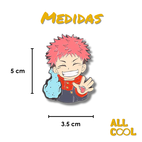 Pin Metalico Yuji Itadori - Jujutsu Kaisen #37