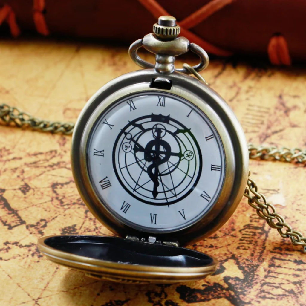 Reloj de Bolsillo de Fullmetal Alchemist - Edición Alquimista (Bronce)