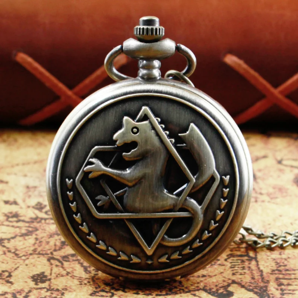 Reloj de Bolsillo de Fullmetal Alchemist - Edición Alquimista (Bronce)