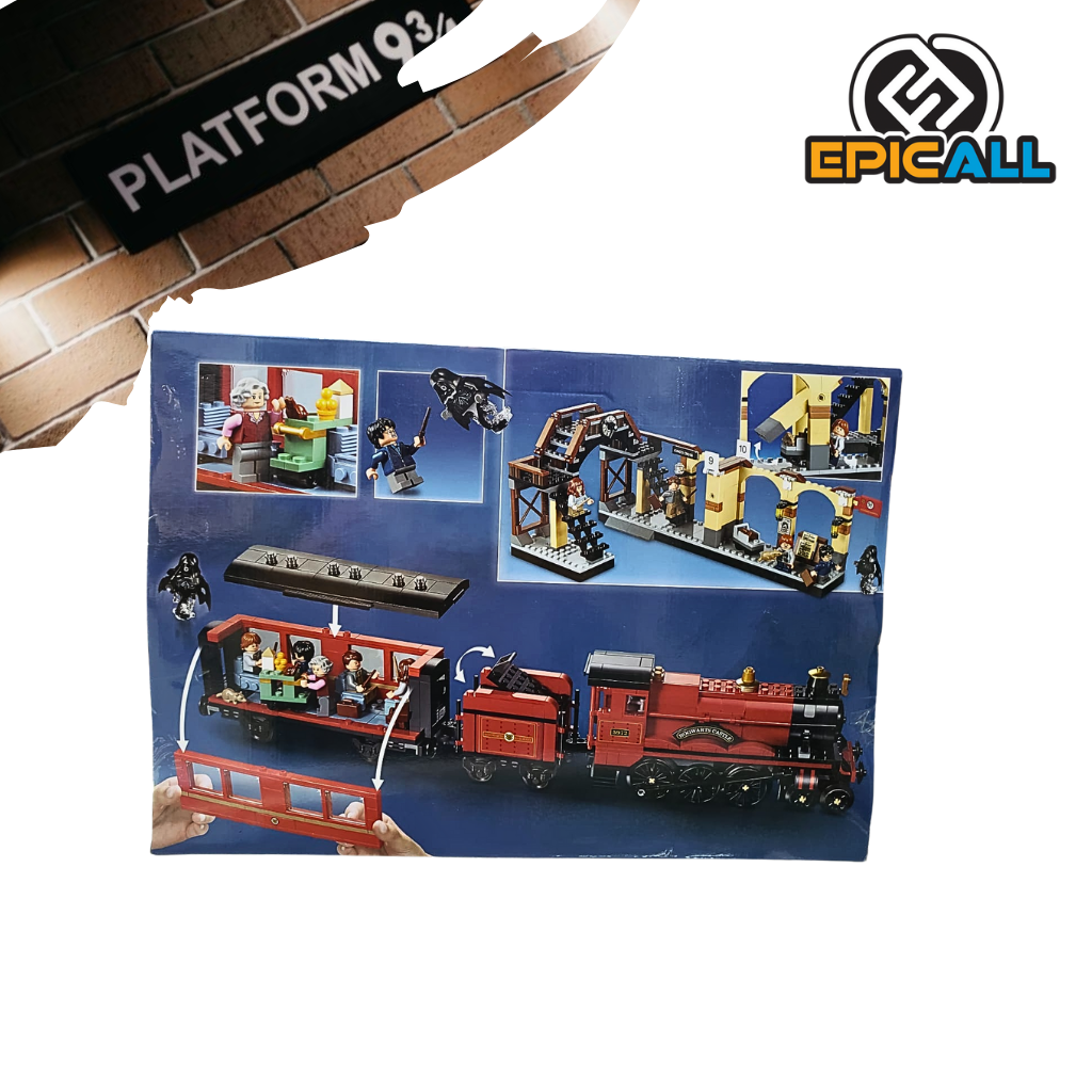 Set Blocks Harry Potter - Anden 9 3/4 (801 Piezas)