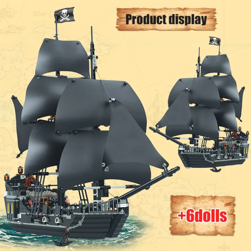 Foto del producto Set Blocks Piratas Del Caribe - Barco Perla Negra (875 Piezas)
