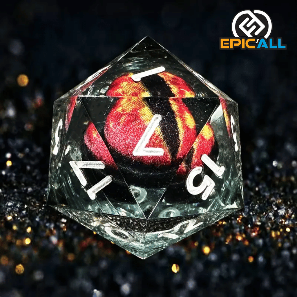 Set de Dados para ROL Edición Ojo de Sauron - Lord Of The Rings