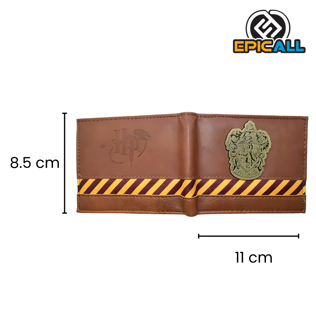 Medidas de la billetera cerrada, 8.5cm de alto por 11cm de ancho