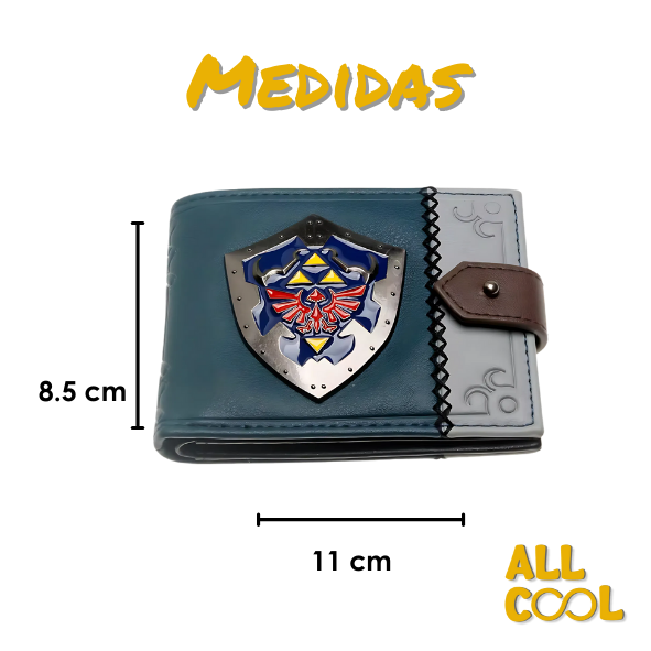Billetera Escudo Hyliano - The Legend Of Zelda