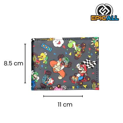 Medidas de la billetera, 8.5cm de alto y 11cm de ancho
