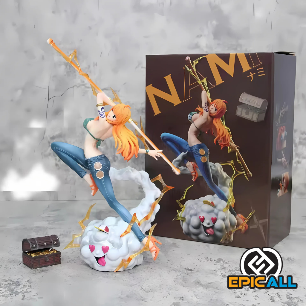 Estatua Nami W/ Zeus 28cm - One Piece