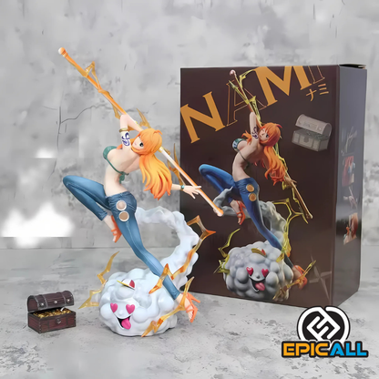 Estatua Nami W/ Zeus 28cm - One Piece