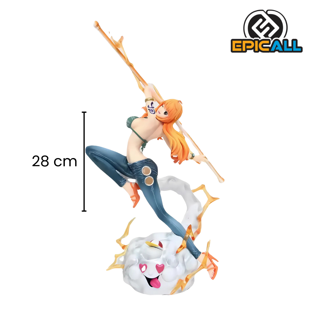 Estatua Nami W/ Zeus 28cm - One Piece