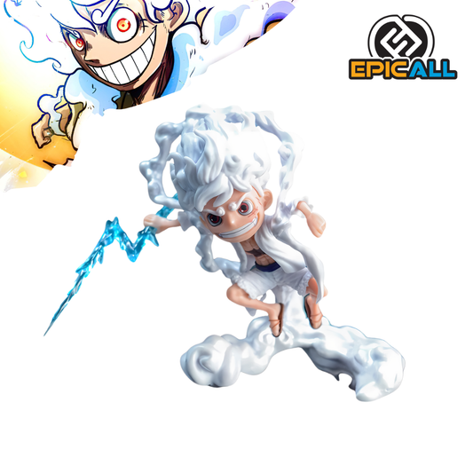 Estatua De Luffy Gear Five 15cm - One Piece