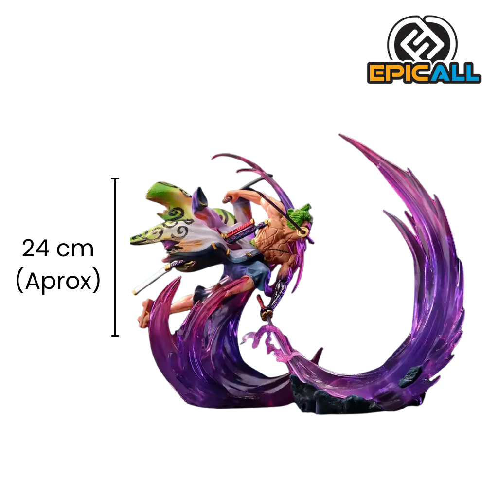 Figura Estatua Roronoa Zoro Wano - One Piece