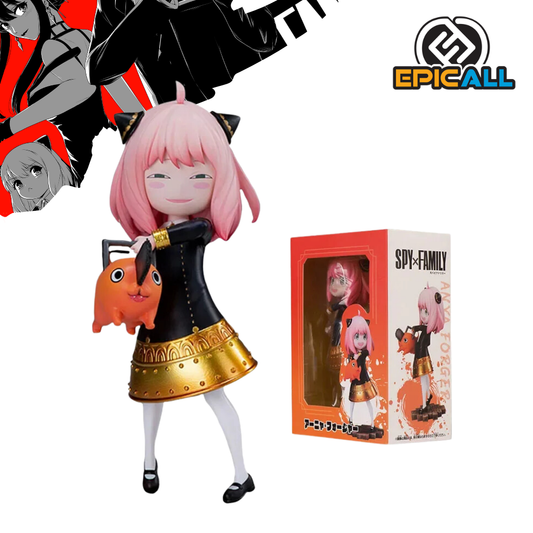 Figura Anya W/ Pochita de 17cm - Spy x Family