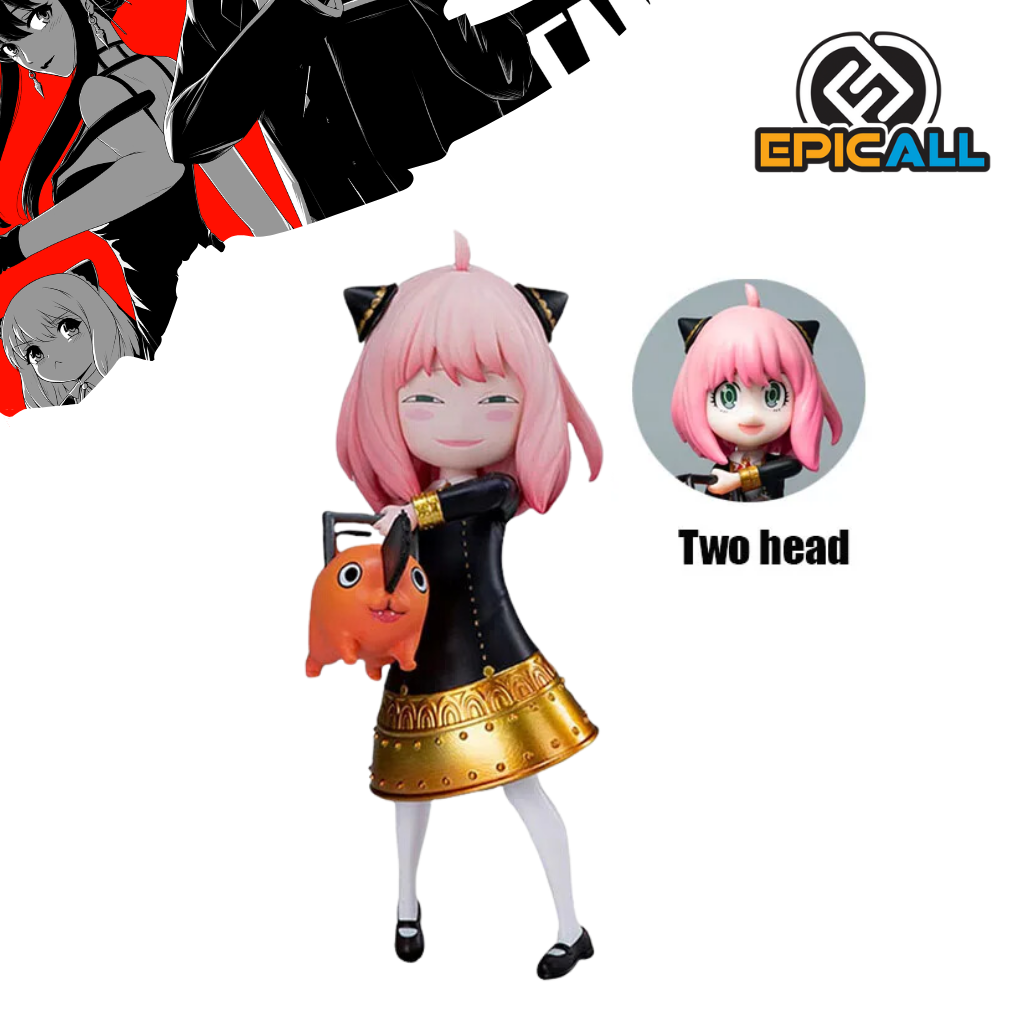 Figura Anya W/ Pochita de 17cm - Spy x Family