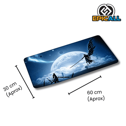 Mouse Pad Gamer 30x60 Diseño Cloud vs Sephiroth - Final Fantasy 7