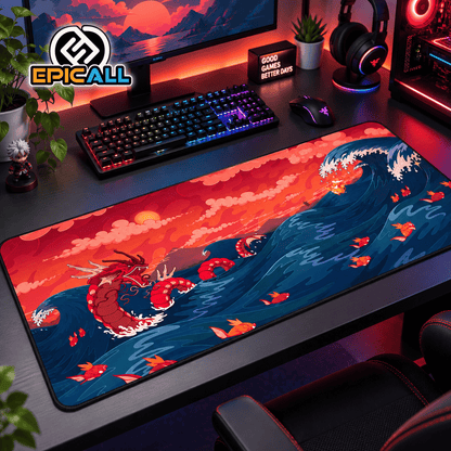 Mouse Pad Gyarados Rojo 30x60 - Pokemon