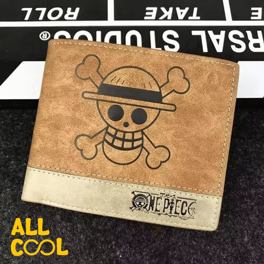 Billetera de Semi-Cuero Tripulación Sombreros de Paja - One Piece #92