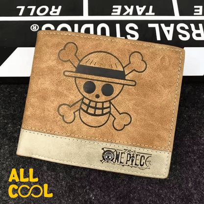 Billetera de Semi-Cuero Tripulación Sombreros de Paja - One Piece #92