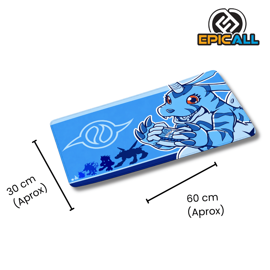 Mouse Pad Gamer 30x60 Diseño Gabumon - Digimon
