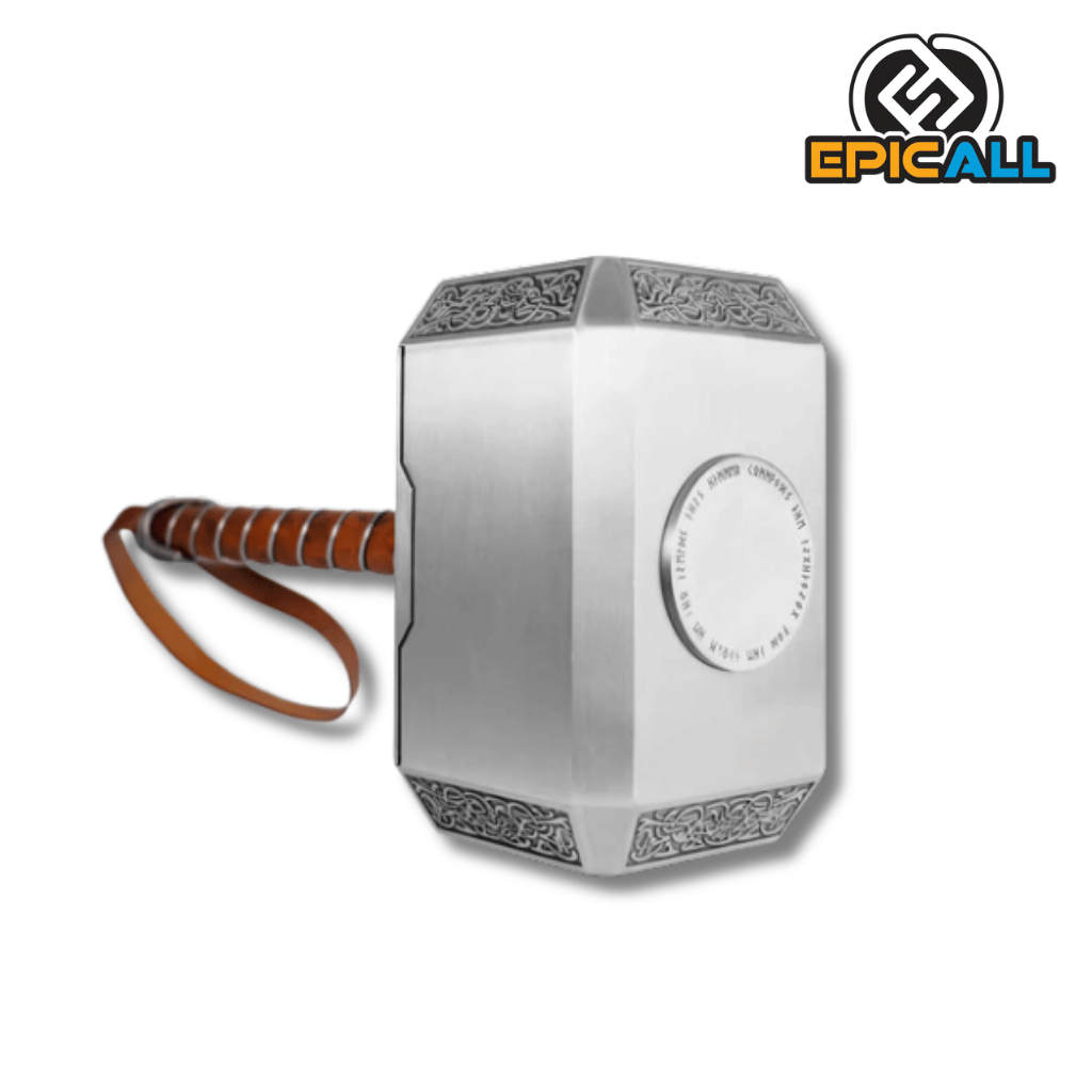 Réplica Acero Martillo de Thor Mjolnir con Base - Marvel