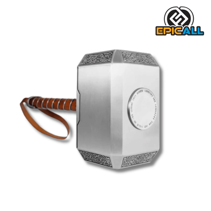 Réplica Acero Martillo de Thor Mjolnir con Base - Marvel