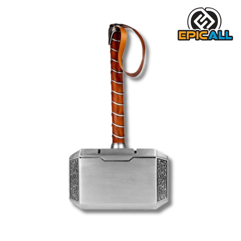 Réplica Acero Martillo de Thor Mjolnir con Base - Marvel
