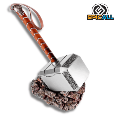 Réplica Acero Martillo de Thor Mjolnir con Base - Marvel
