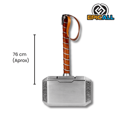 Réplica Acero Martillo de Thor Mjolnir con Base - Marvel