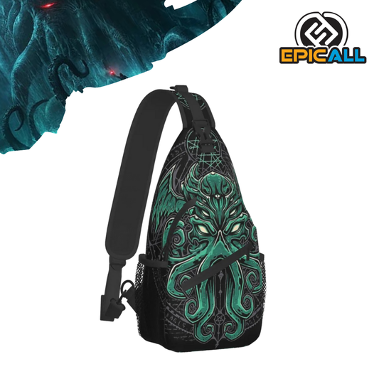 Bolso Cruzado Cthulhu color verde