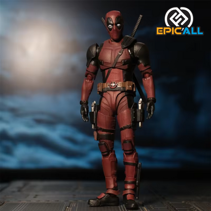 Figura de Acción Articulada - Deadpool 15cm | Detalles Realistas y Articulaciones Múltiples