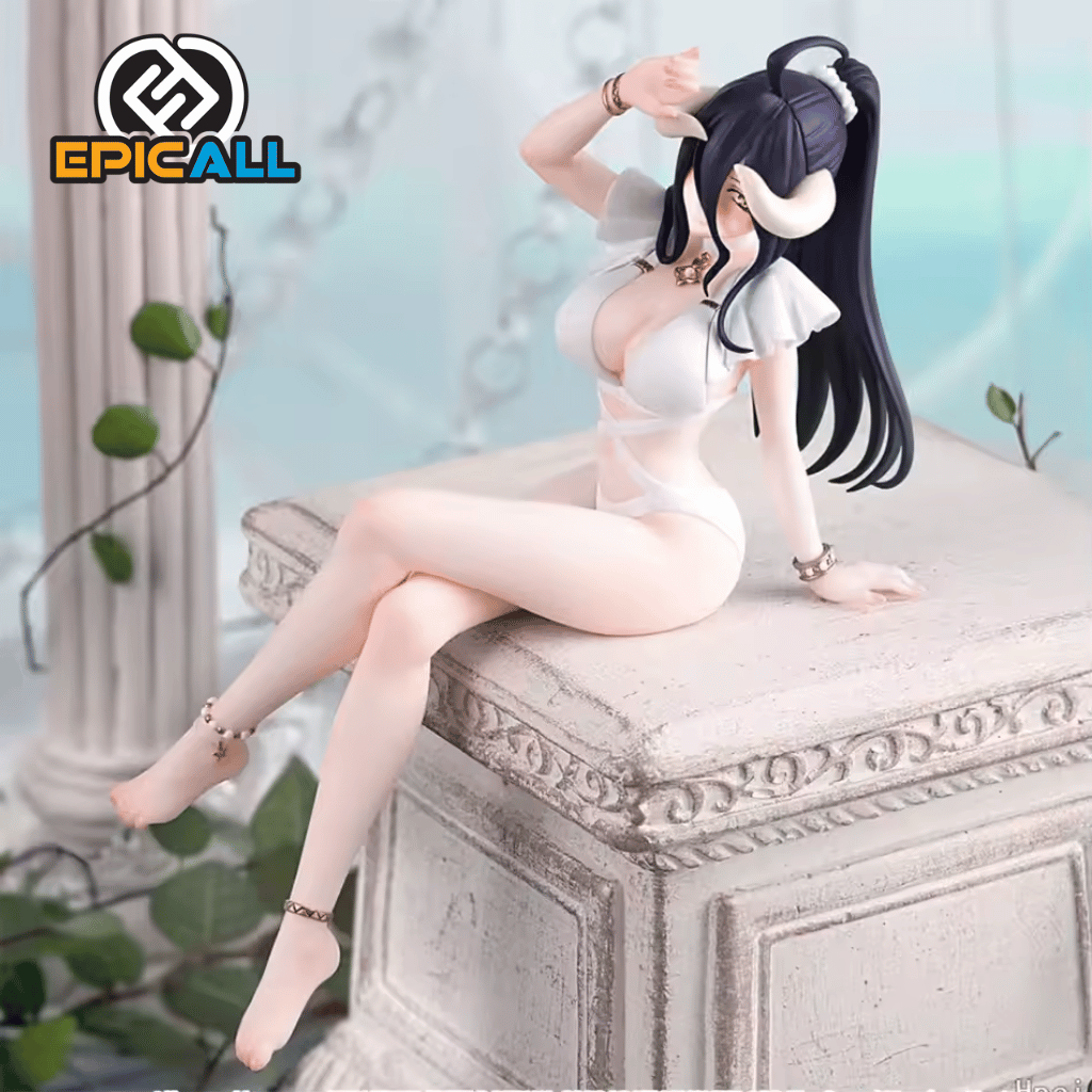 Figura Estatua Topper De Albedo Soft-Ero Waifu 18cm - Overlord