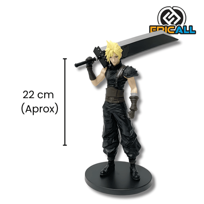 Figura Estatua De Cloud Strife Relax Pose 22cm - Final Fantasy 7