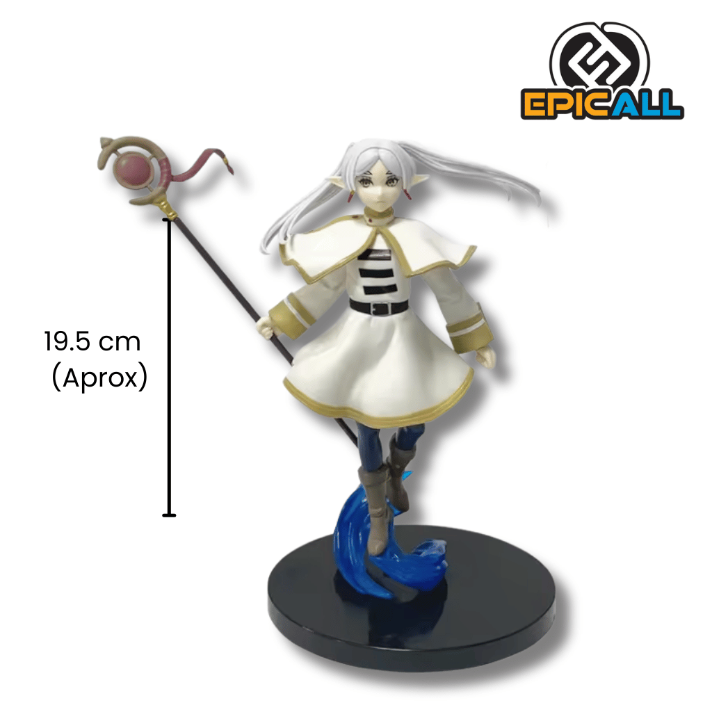 Figura Estatua Frieren Con Baculo 19.5cm