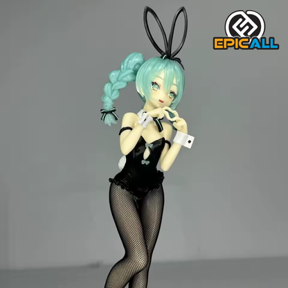 Figura Estatua Hatsune Miku Bunny Ver. Negra 28cm