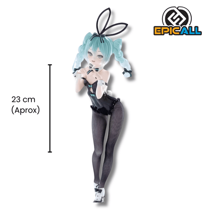 Figura Estatua Hatsune Miku Bunny Ver. Negra 28cm