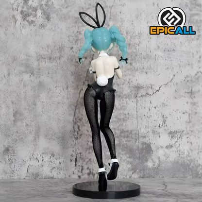 Figura Estatua Hatsune Miku Bunny Ver. Negra 28cm