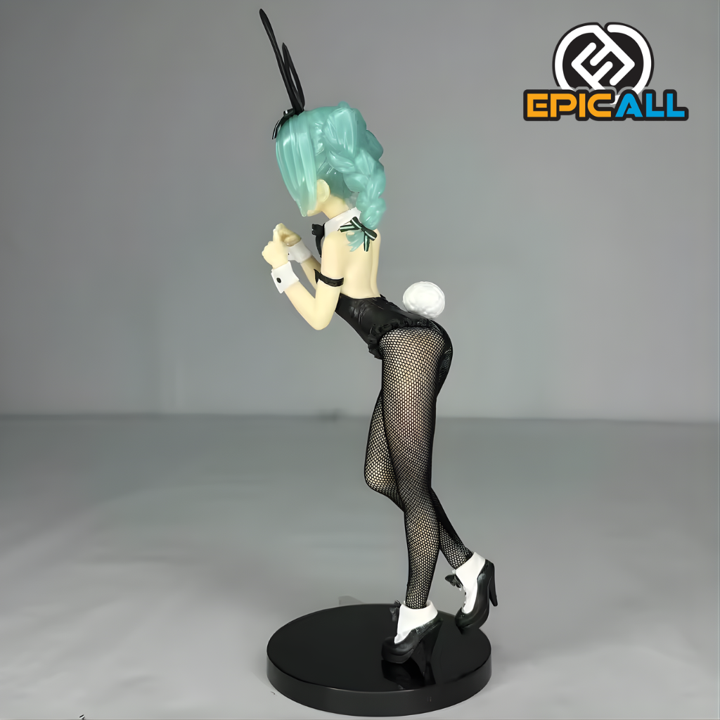 Figura Estatua Hatsune Miku Bunny Ver. Negra 28cm