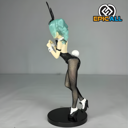 Figura Estatua Hatsune Miku Bunny Ver. Negra 28cm