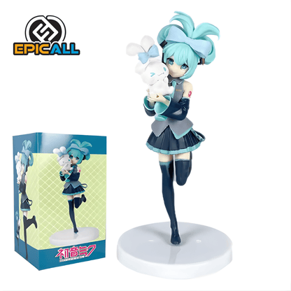 Figura Estatua Hatsune Miku con Cinnamoroll 20cm