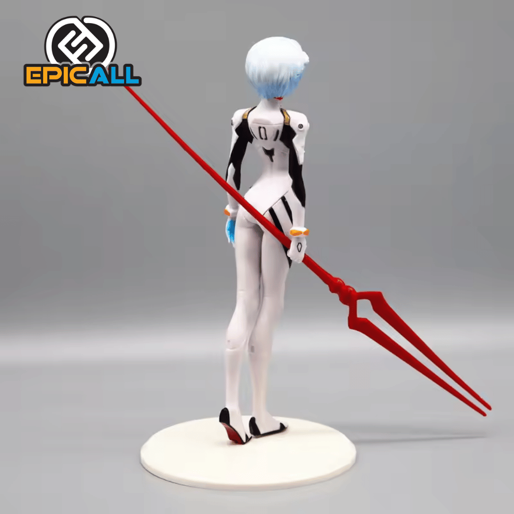 Figura Estatua Rei Ayanami C/ Lanza De Longinus 22cm - Evangelion