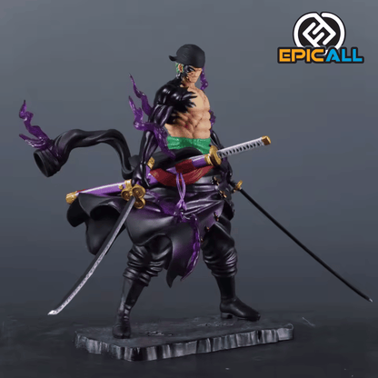 Figura Estatua Roronoa Zoro Wano Dual Blades 25cm