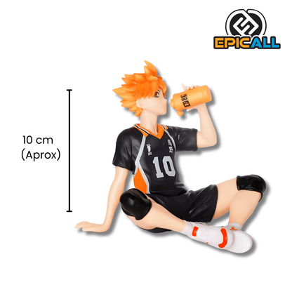 Figura Estatua Shoyo Hinata Sentado 10cm - Haikyuu