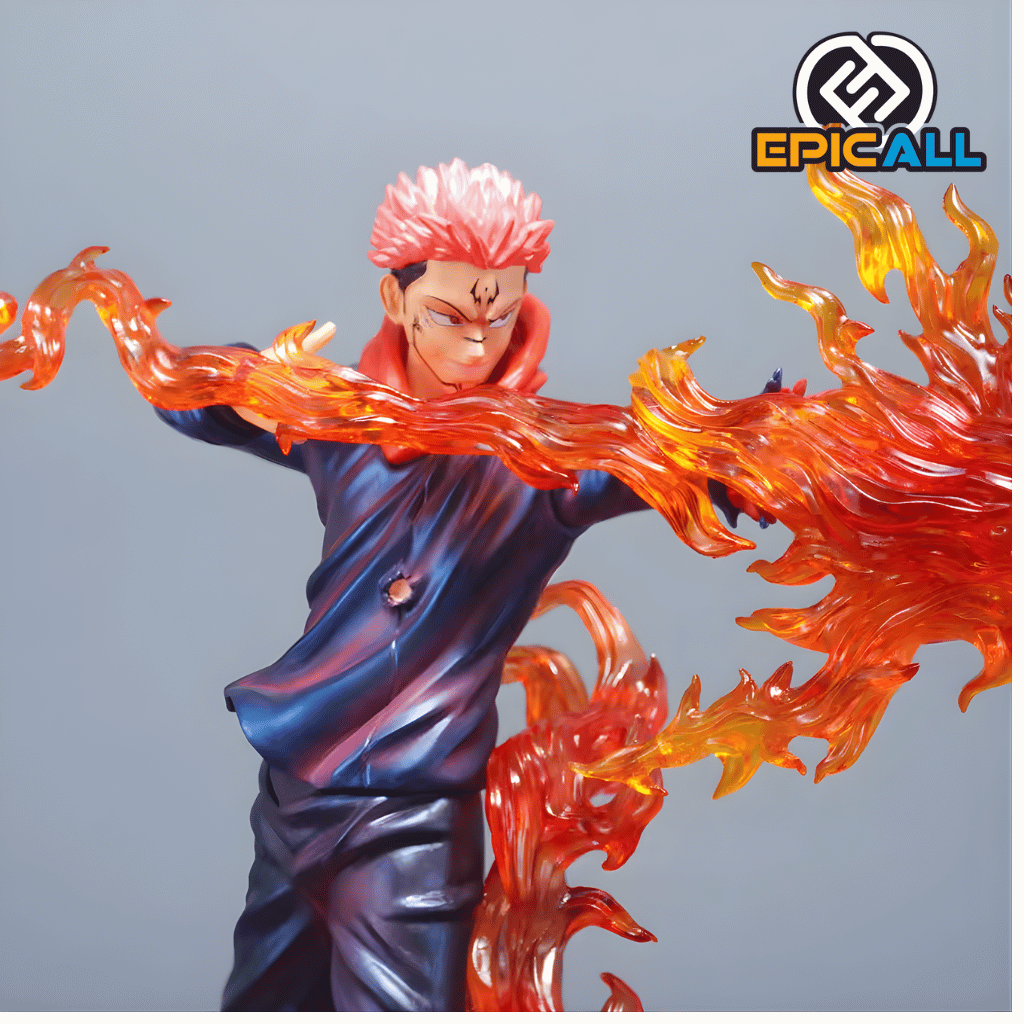 Figura Estatua Sukuna Flecha De Fuego 30cm - Jujutsu Kaisen