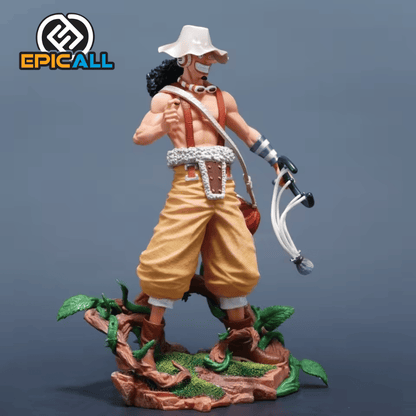 Figura Estatua De Usopp Con Tirachinas 25cm - One Piece