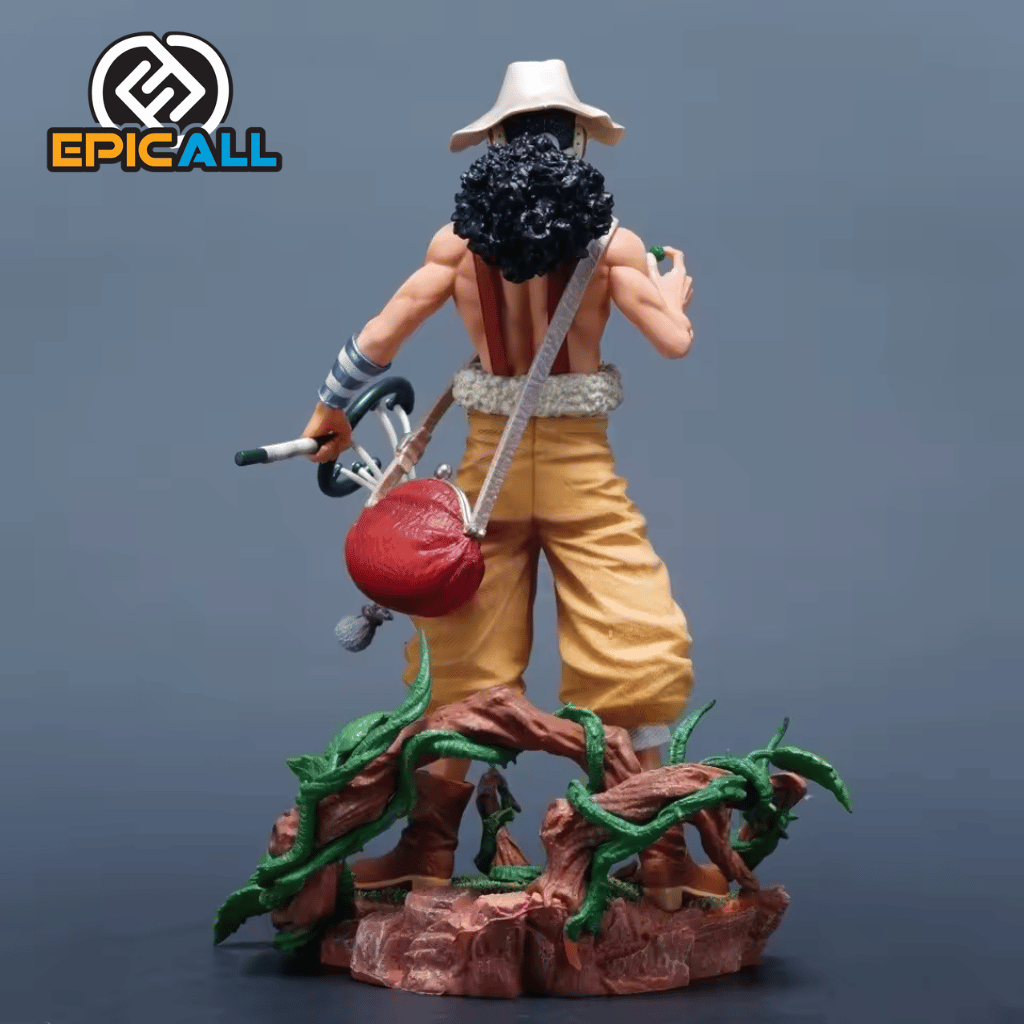 Figura Estatua De Usopp Con Tirachinas 25cm - One Piece