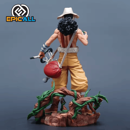 Figura Estatua De Usopp Con Tirachinas 25cm - One Piece
