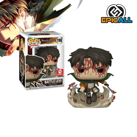 Foto de la figura Funko Pop de tamaño regular de Battle Levi #1169