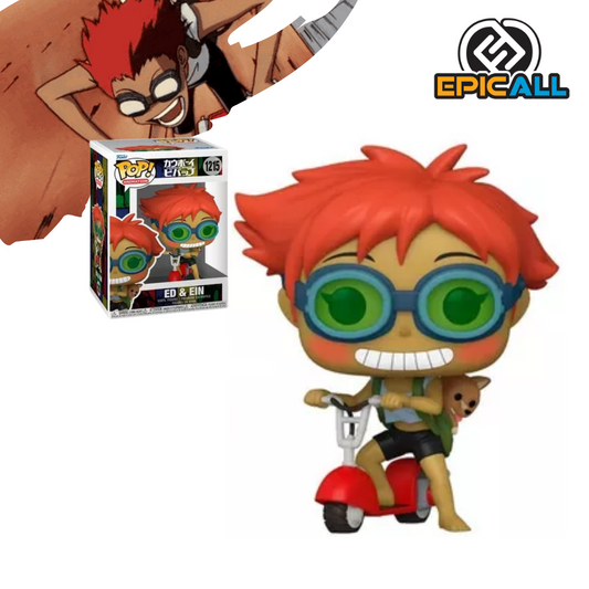 Foto de Funko Pop! Cowboy Bebop - EDWARD en SCOOTER con EIN #1215