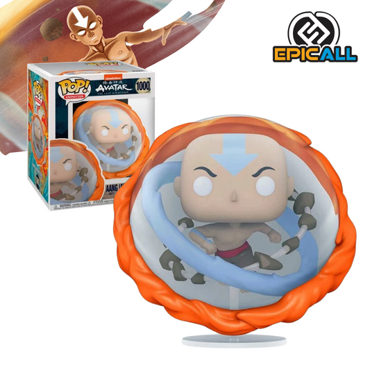 Foto de la figura Funko Pop de tamaño deluxe de Aang Avatar State #1000