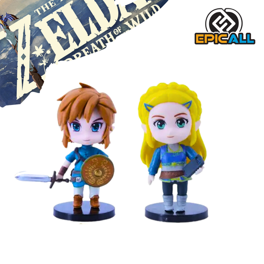 Gachapones The Legend Of Zelda : Breath Of The Wild - Link y Zelda (V2)